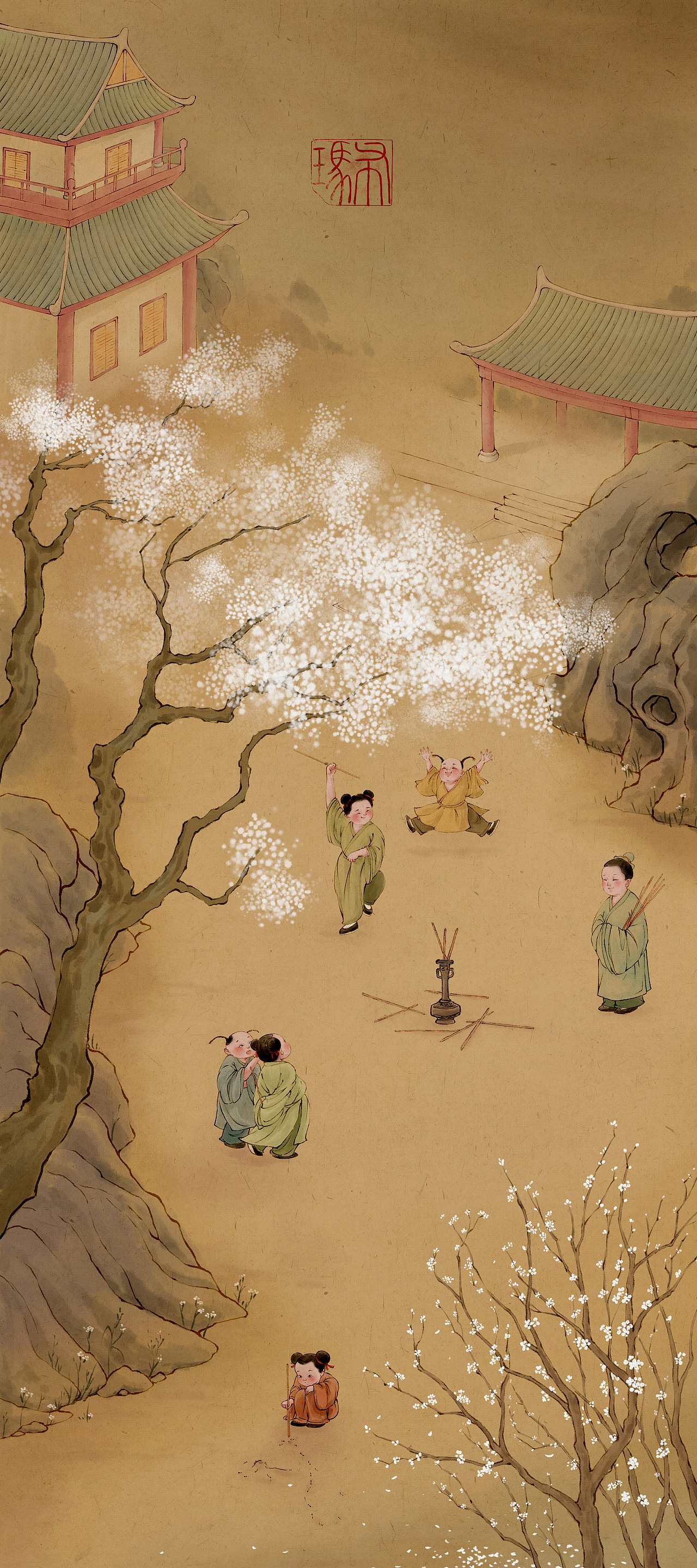 《古人的游戏》系列（图ZMzAzMDU1NTY4） - 创作习作 - 站酷设计师Bulma布玛原创素材 - 站酷ZCOOL