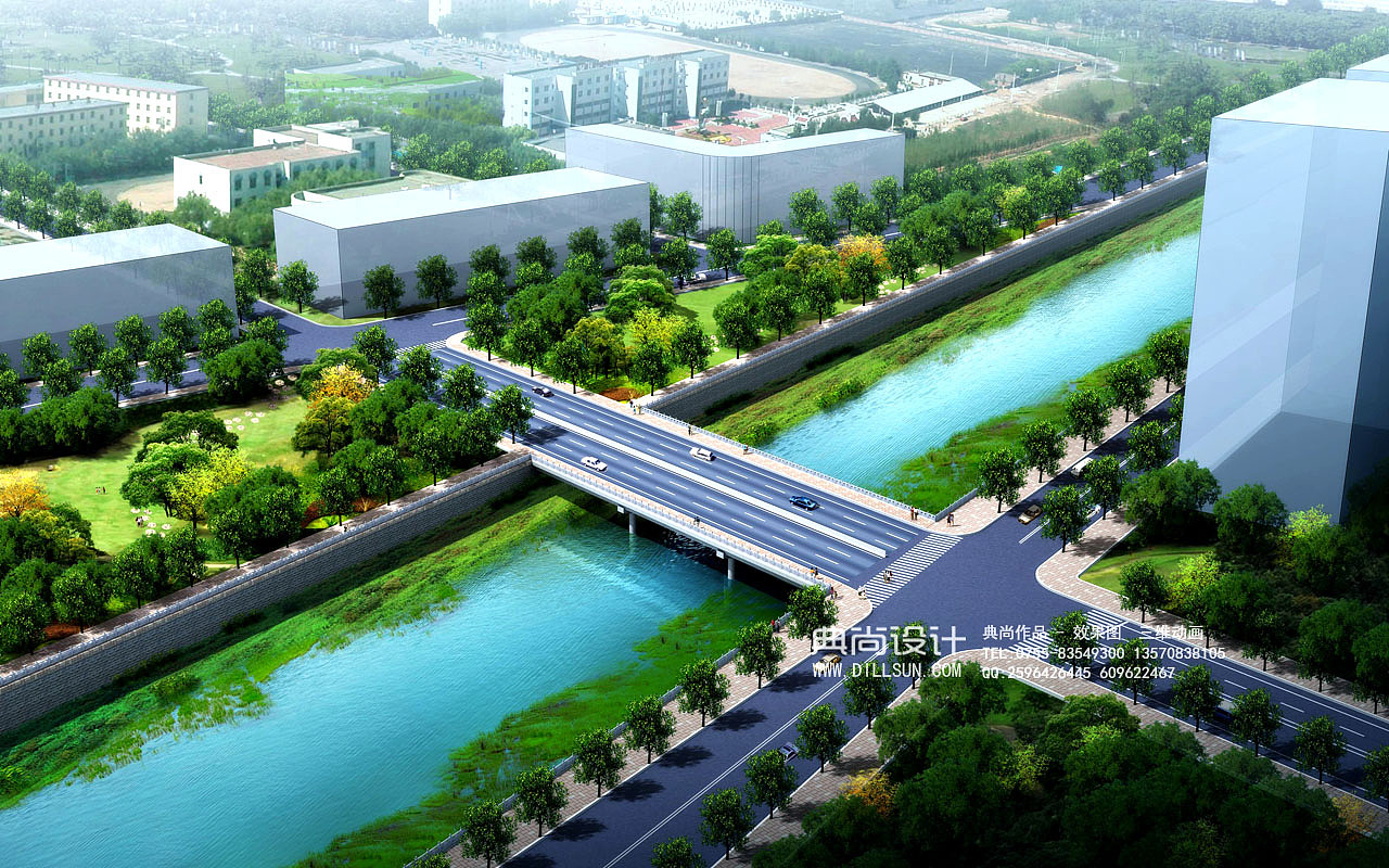桥梁设计效果图 12