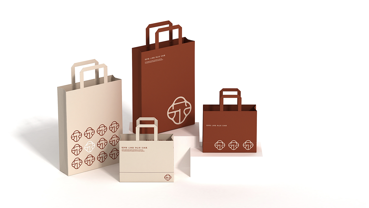 连锁品牌娜朵洗脸吧VI包装产品空间设计部分展示