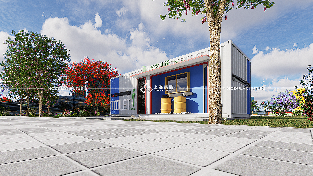 集装箱公共卫生间 | 集装箱移动厕所|集装箱卫生间