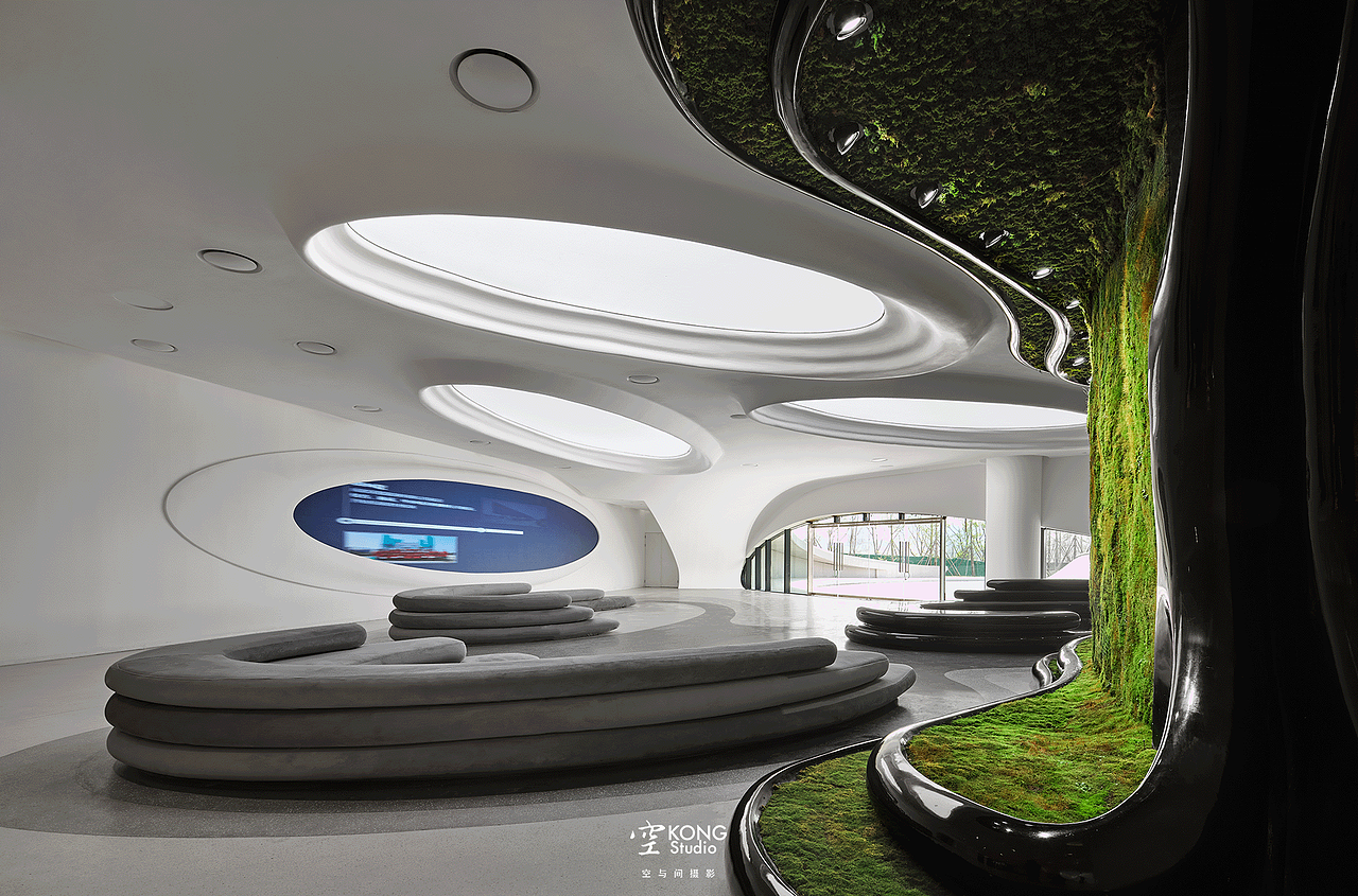 成都空与间摄影:成都天府新区独角兽岛