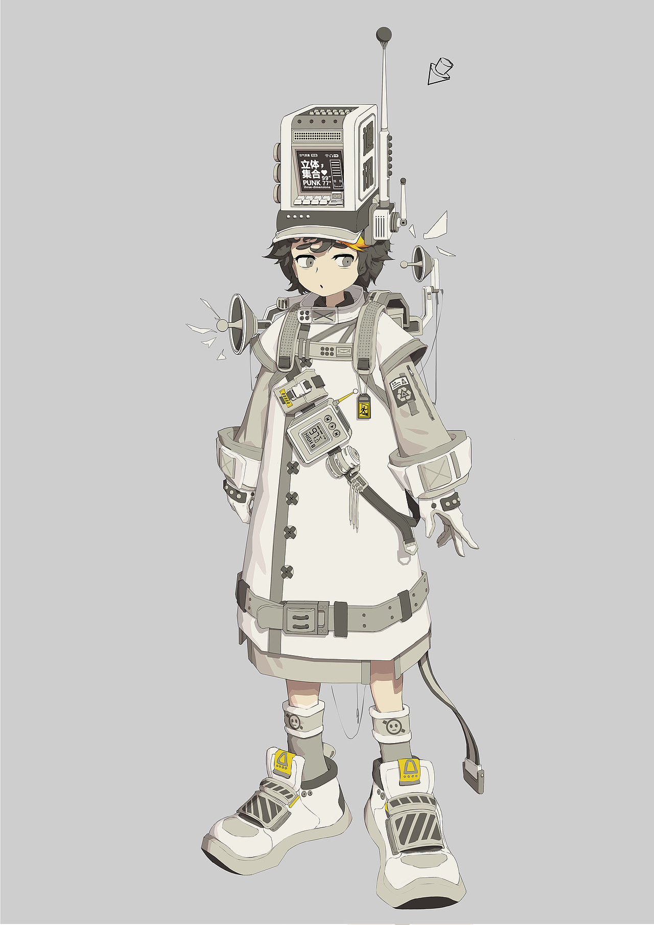 机能风 角色设计（图ZMzQyMTAxMjA0） - 游戏原画 - 站酷设计师阿森707原创素材 - 站酷ZCOOL