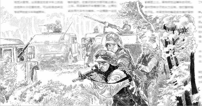 商业插画 站酷肖刚漫画,军事插画,广告文化宣传插画