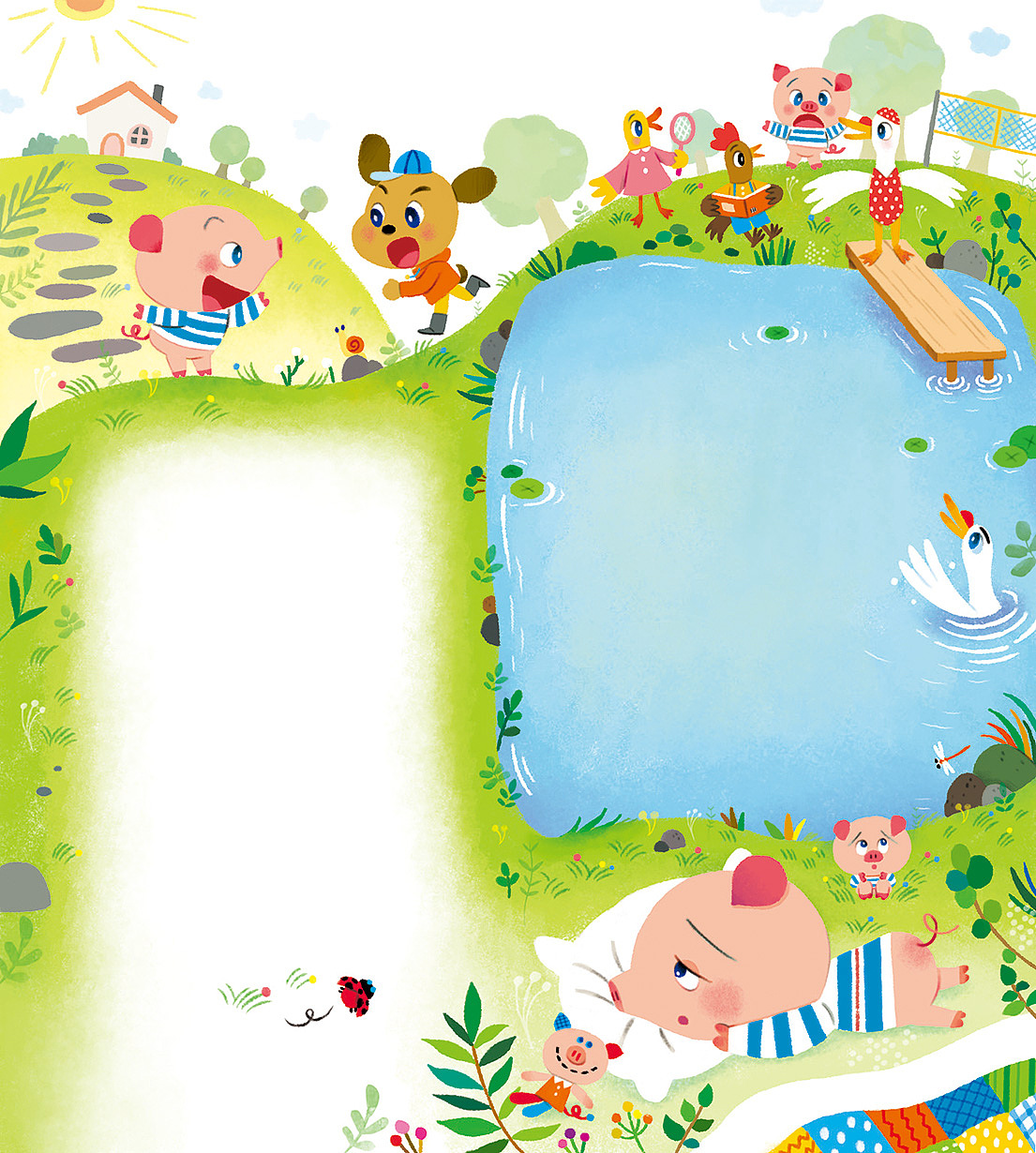 杂志插图（图ZMjk2ODk3Mjcy） - 儿童插画 - 站酷设计师橘兔_x原创素材 - 站酷ZCOOL