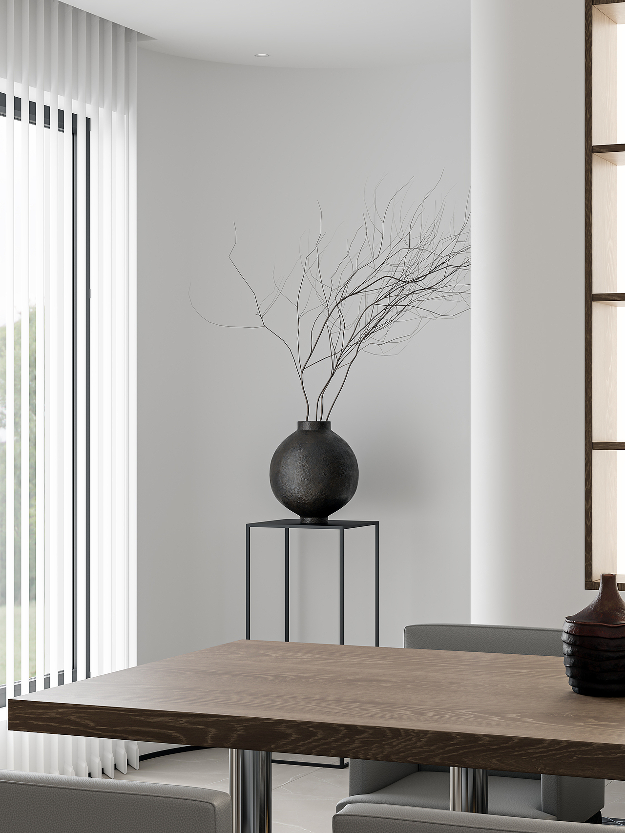 现代简约别墅一层（图ZMzE1MTk5NTQw） - 家装设计 - 站酷设计师原本一效果图表现原创素材 - 站酷ZCOOL