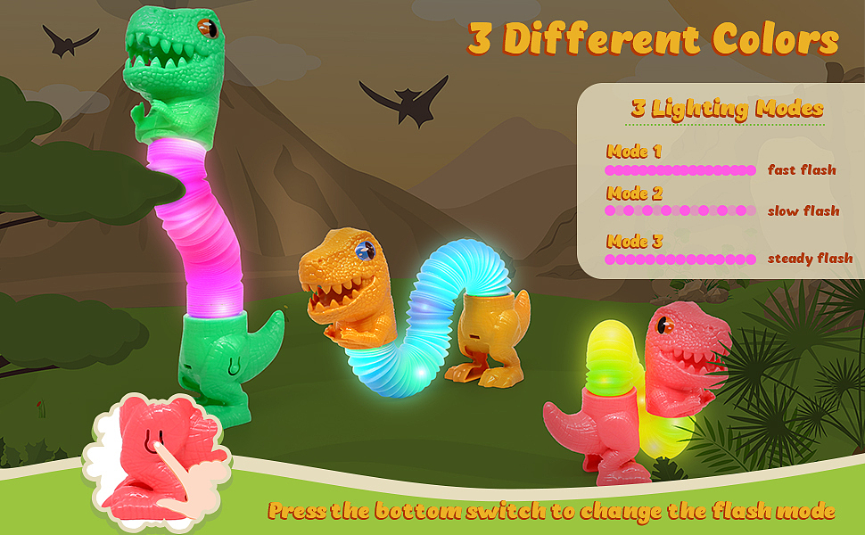 亚马逊玩具-伸缩恐龙