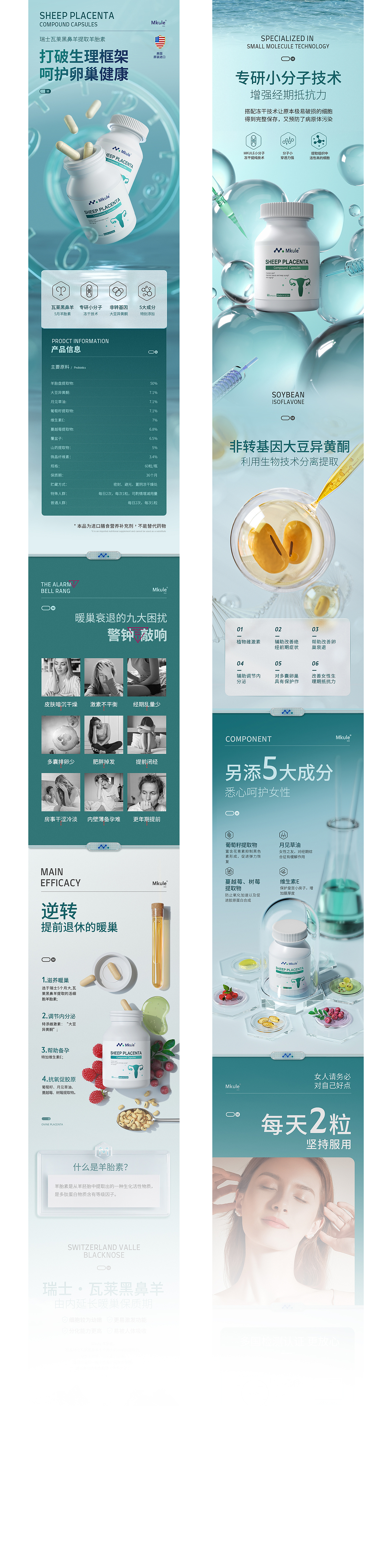 保健品类目详情页面展示