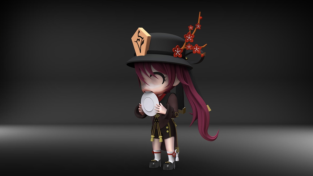 原神胡桃q版（圖ZMzAxODgyMTky） - 其他三維 - 站酷設(shè)計(jì)師akia原創(chuàng)素材 - 站酷ZCOOL