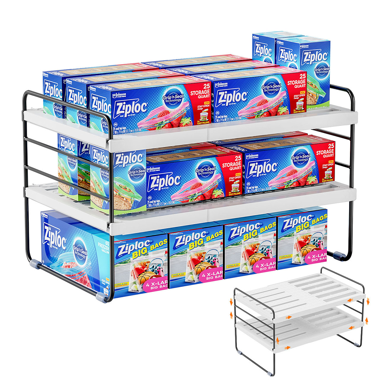 亚马逊置物架建模渲染设计（图ZMzUxNjIxMDg0） - 电商 - 站酷设计师还有要改的吗原创素材 - 站酷ZCOOL