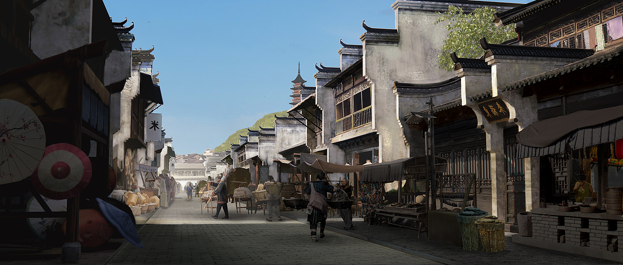 影视场景概念设计,气氛图_小黑狼lx-站酷zcool