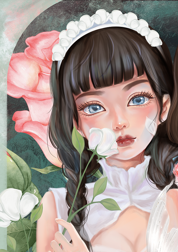 你在`花园（图ZMzM0NDM2MDg0） - 商业插画 - 站酷设计师小星玥原创素材 - 站酷ZCOOL