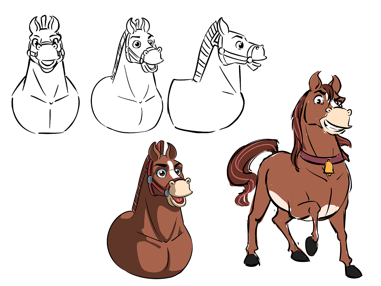 一套小动物ip形象设计稿