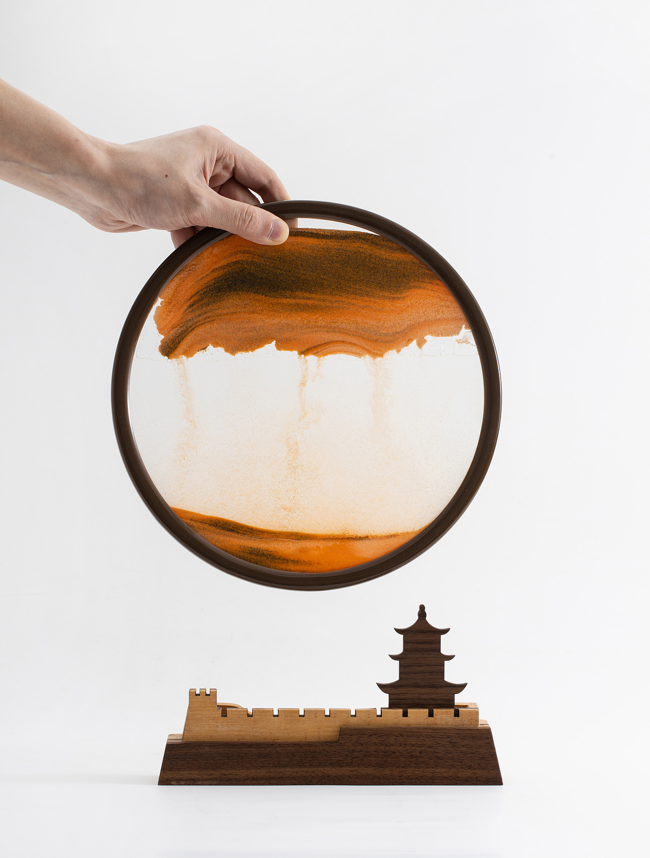 马鹿《大漠沙画》