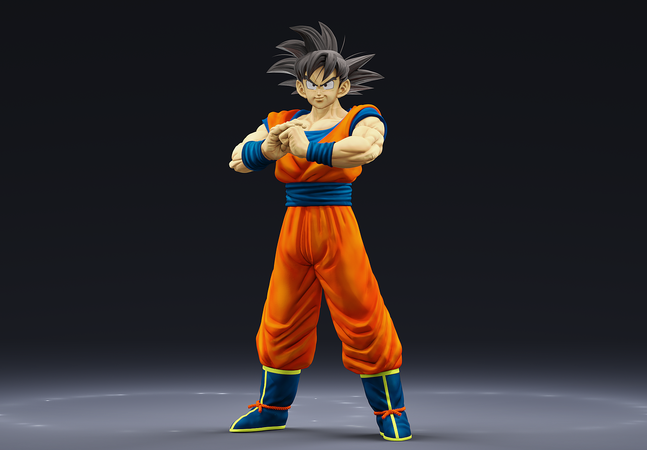 龙珠GK雕像手办孙悟空（图ZMzMxNDIzMDMy） - 手办/模玩 - 站酷设计师丰满的臆想原创素材 - 站酷ZCOOL