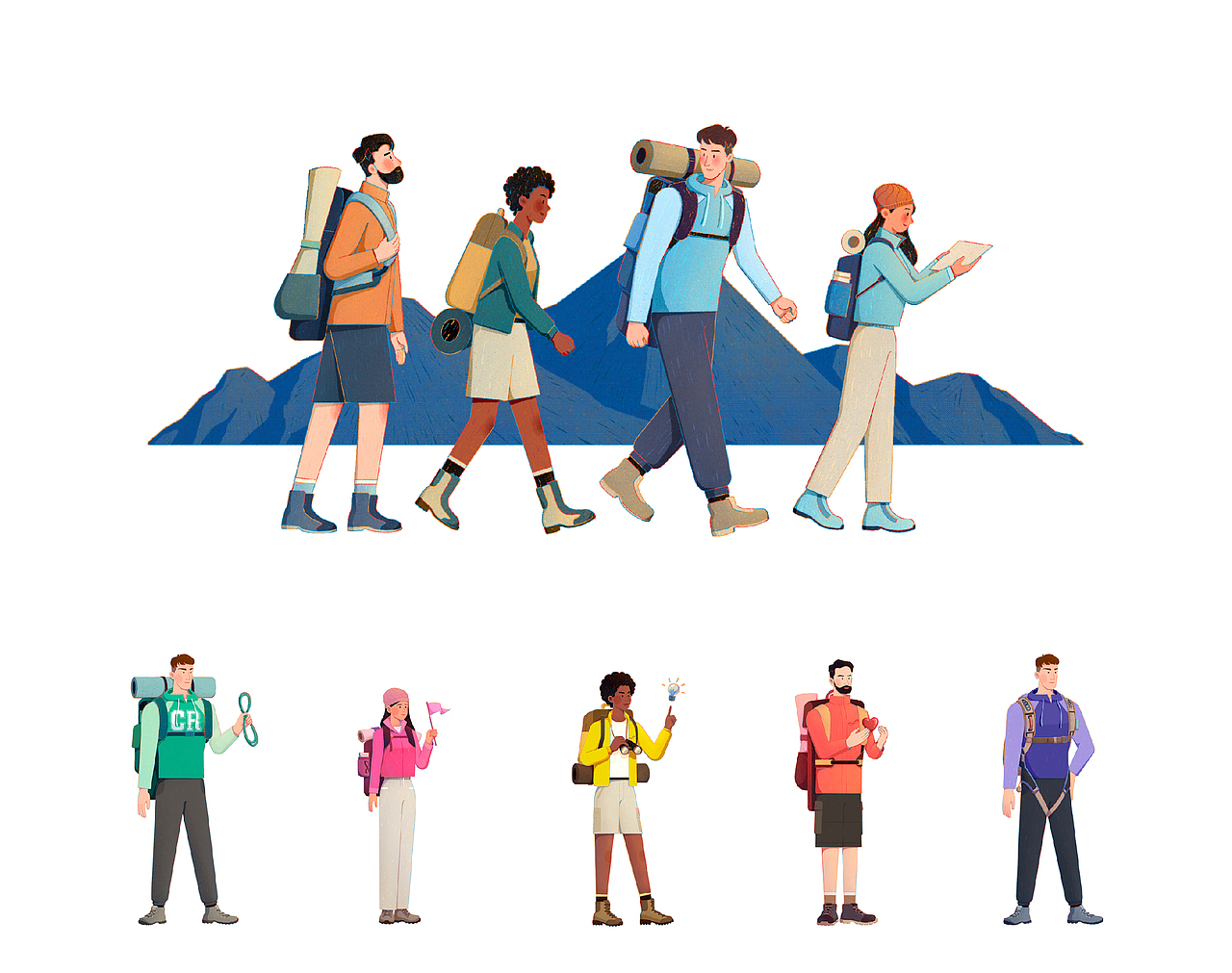 Cross River书籍插画（图ZMzcwNTE1NDg0） - 商业插画 - 站酷设计师由然工作室原创素材 - 站酷ZCOOL