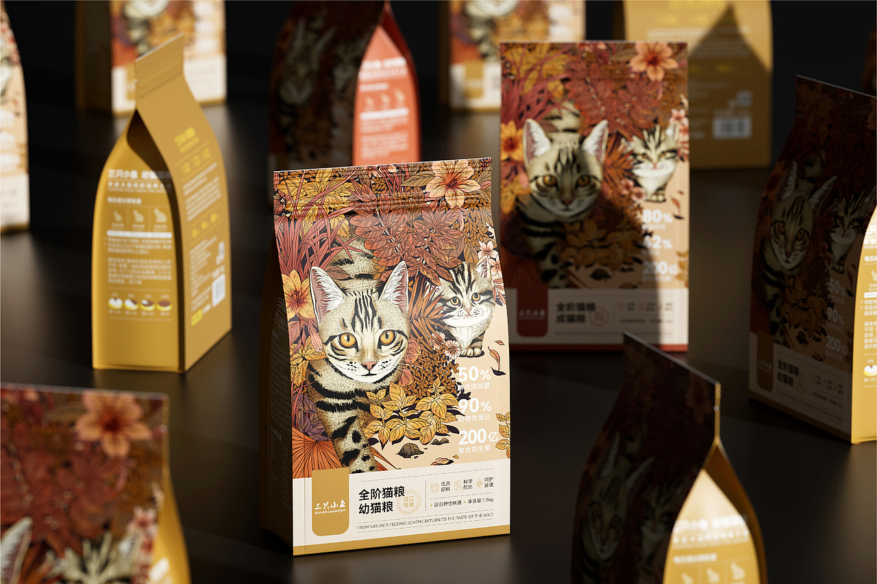 三只小鱼-全阶猫粮（图ZMzY5OTY5ODUy） - 包装 - 站酷设计师远见品牌设计原创素材 - 站酷ZCOOL