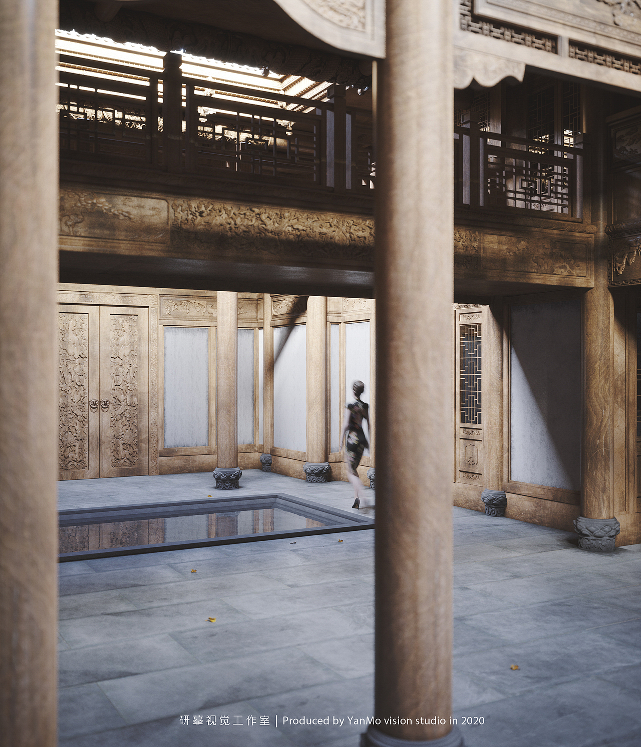 研摹视觉-古建效果图作品（图ZMzE5ODI1MzQw） - 建筑设计 - 站酷设计师研摹视觉原创素材 - 站酷ZCOOL