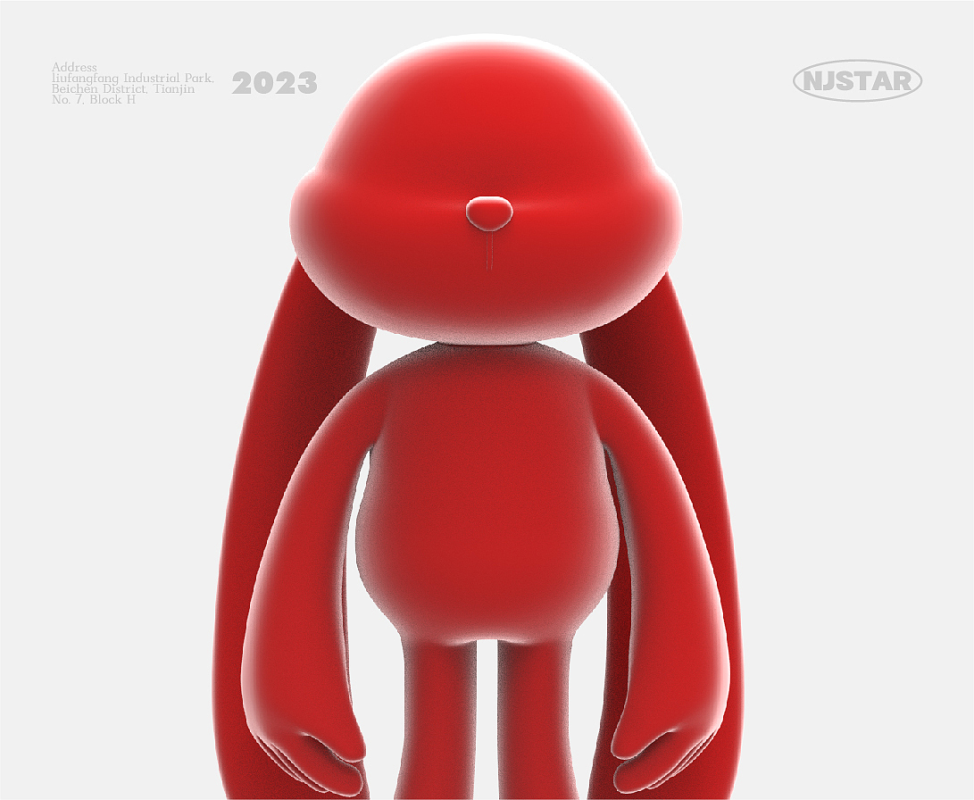 兔年文创 IP手办（图ZMzI5ODI4MzI0） - IP形象 - 站酷设计师NJSTAR原创素材 - 站酷ZCOOL