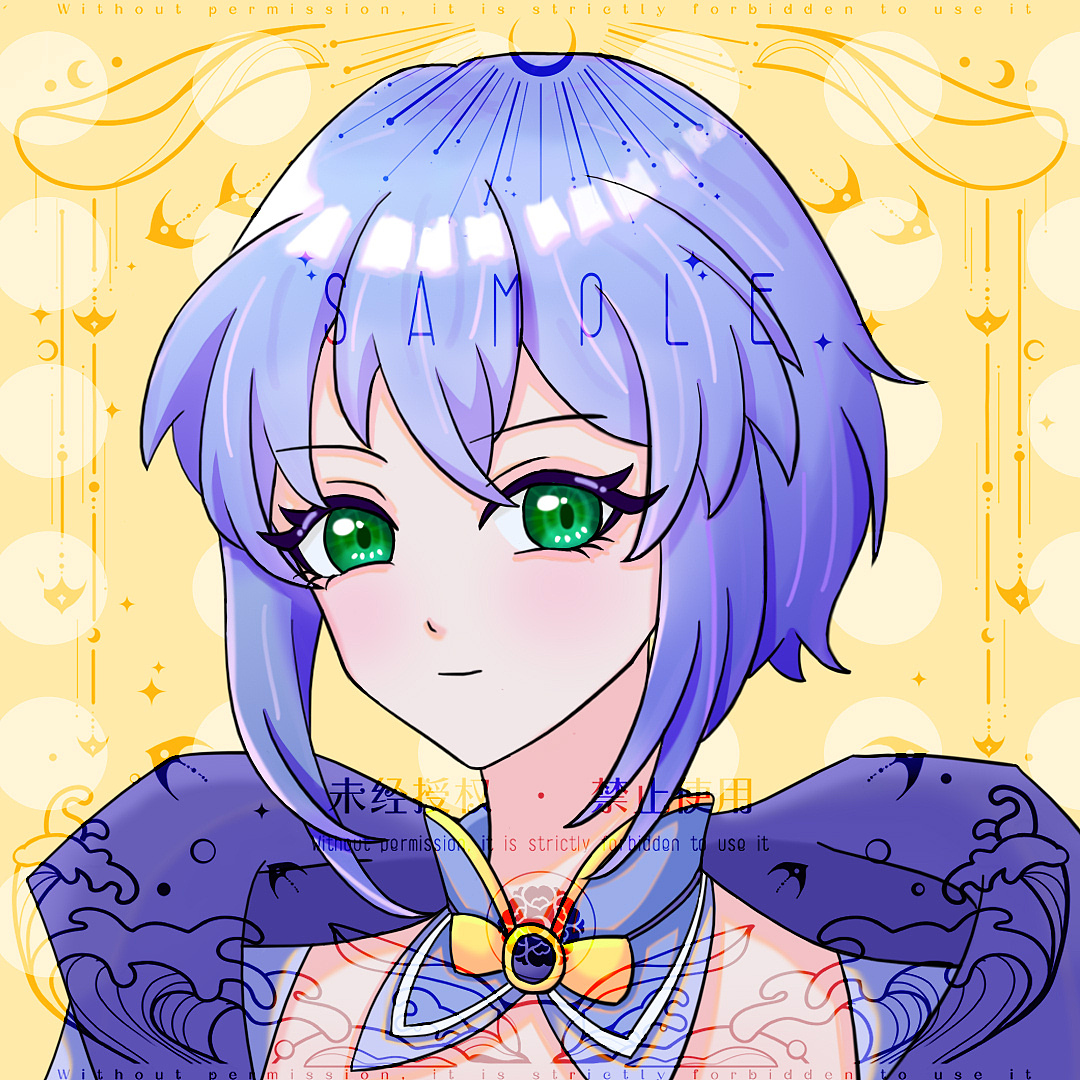 科技感少女头像（图ZMzQ0MDIxMTcy） - 概念设定 - 站酷设计师yellow桔子原创素材 - 站酷ZCOOL