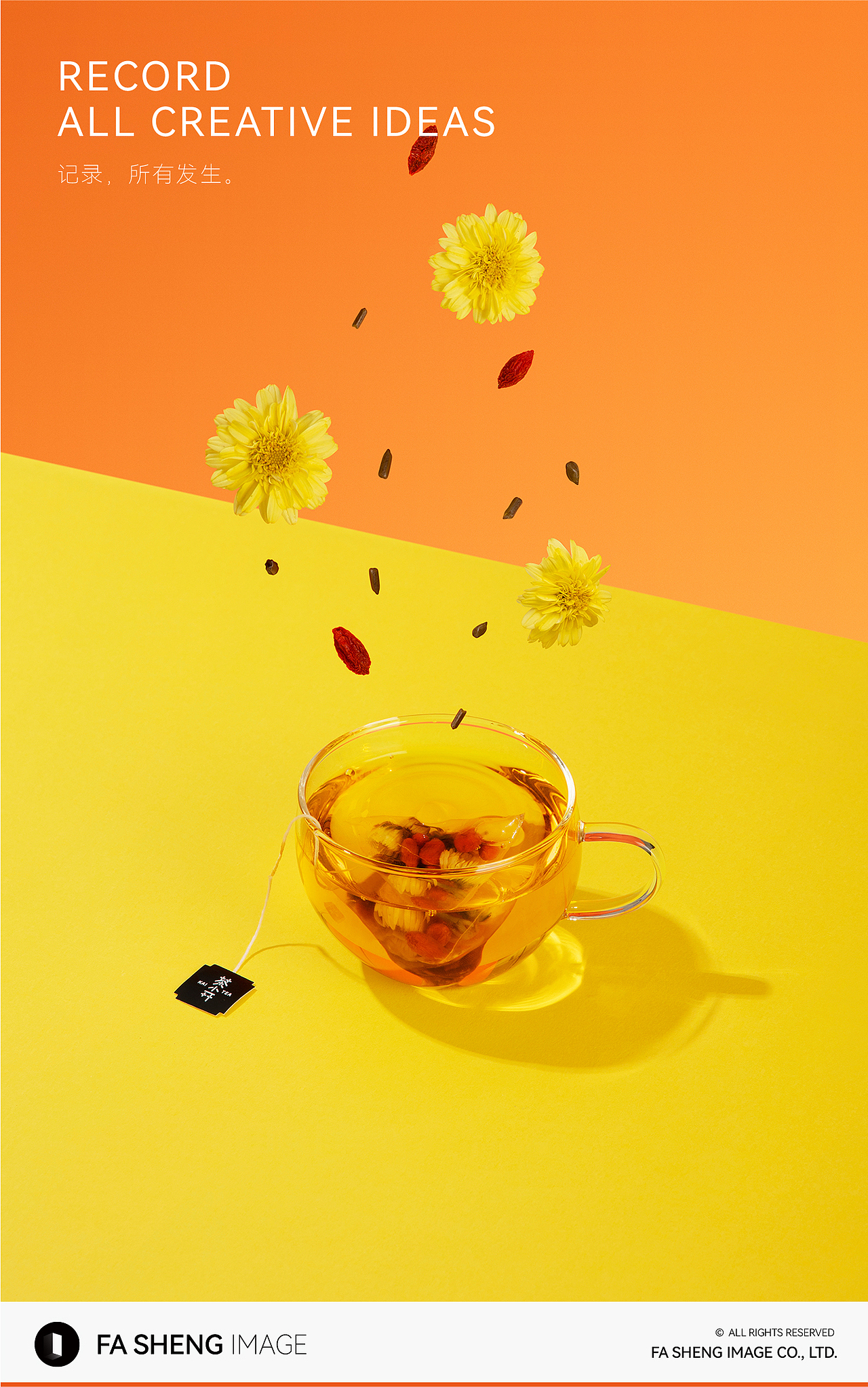 产品摄影 | KAI TEA 茶小开 菊花枸杞决明子茶