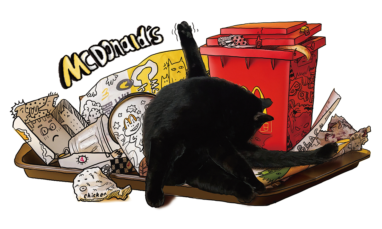 麦当劳-麦麦脆汁喵喵喵（图ZMzQzMTk0NzMy） - 创作习作 - 站酷设计师无厘头自由人原创素材 - 站酷ZCOOL