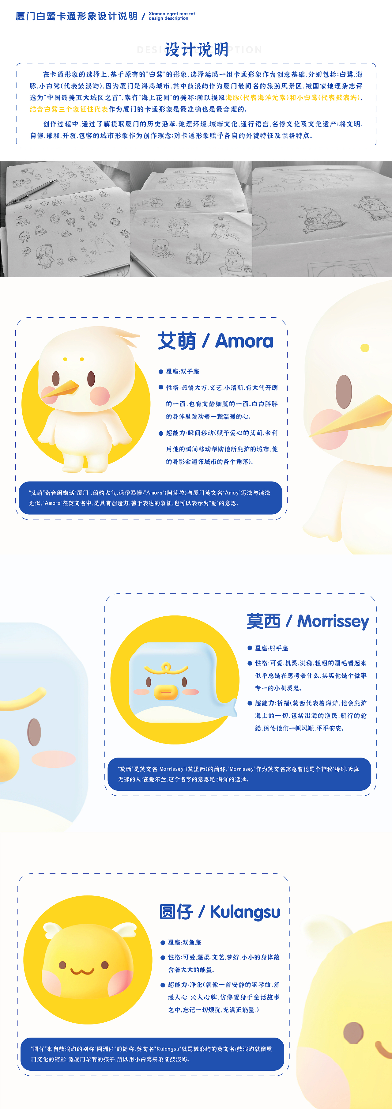 厦门白鹭卡通形象设计