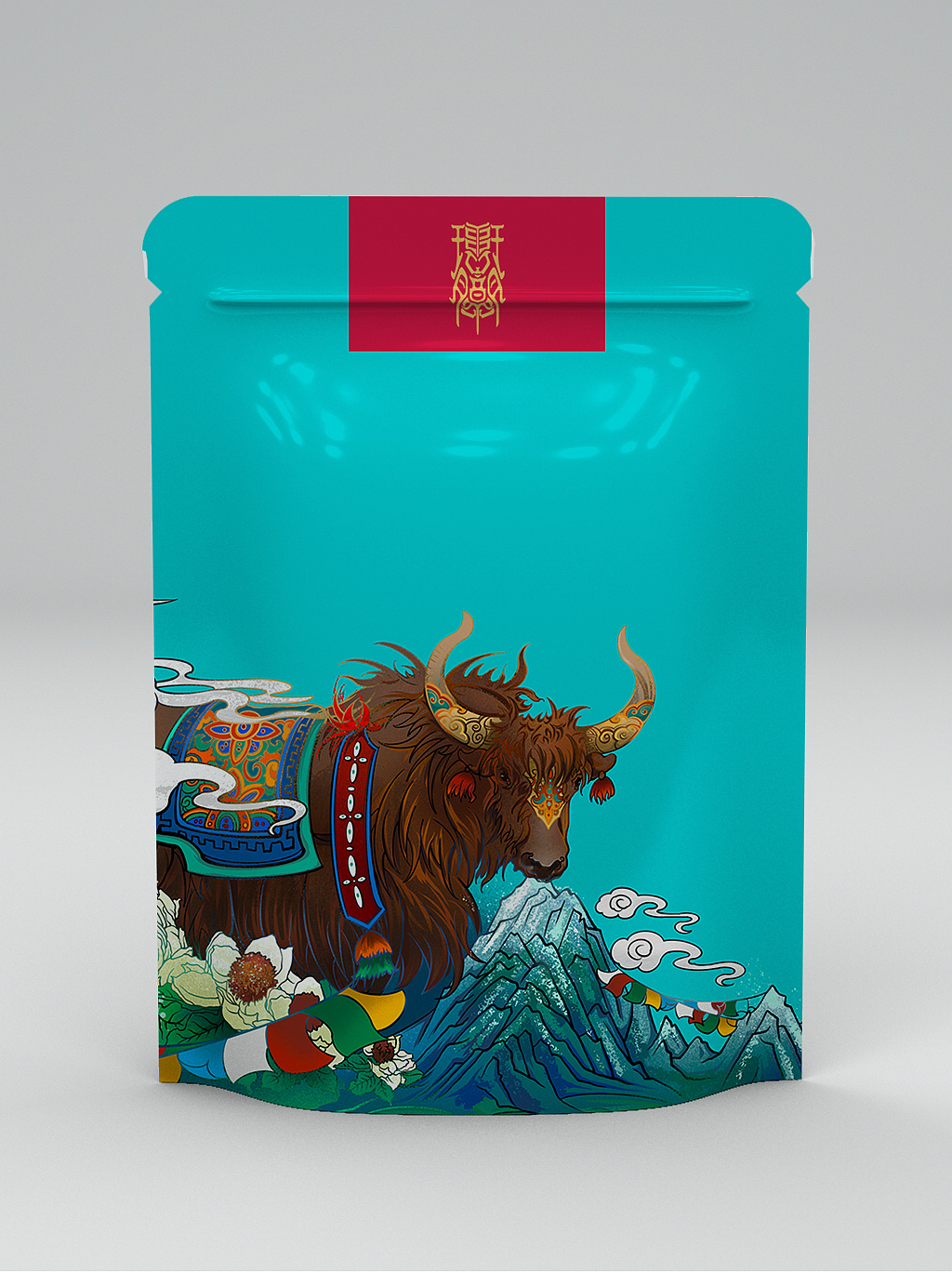 【包装插画】牦牛（图ZMzA2MjE2NDg0） - 商业插画 - 站酷设计师琯朗原创素材 - 站酷ZCOOL