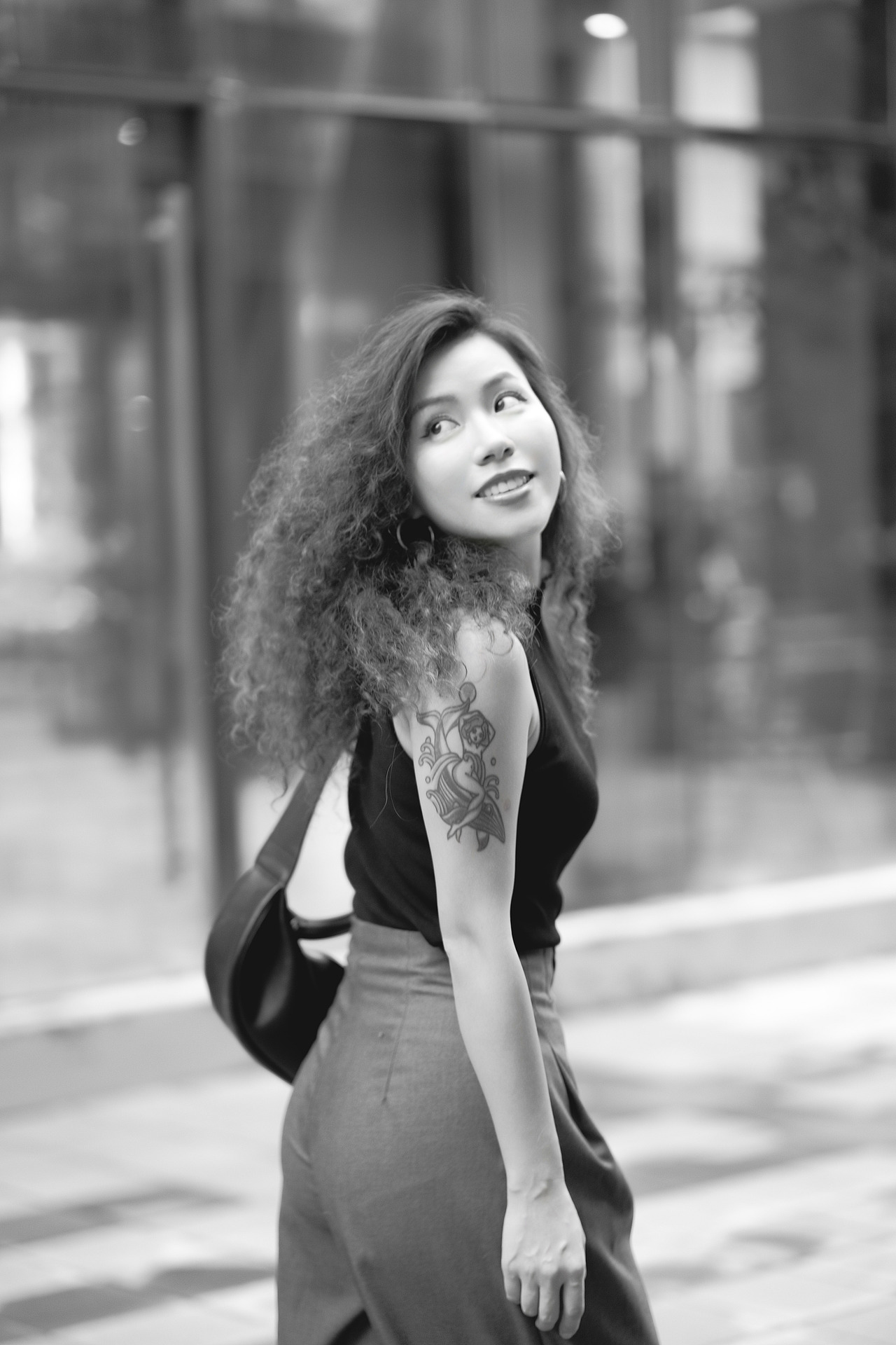 黑白美式辣妹（图ZMzUwNzc3MzY0） - 人像摄影 - 站酷设计师筱筱的鱼原创素材 - 站酷ZCOOL