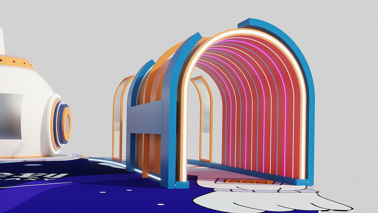 元宇宙美陈（图ZMzA5NzgzODgw） - 其他三维 - 站酷设计师杰创设计原创素材 - 站酷ZCOOL