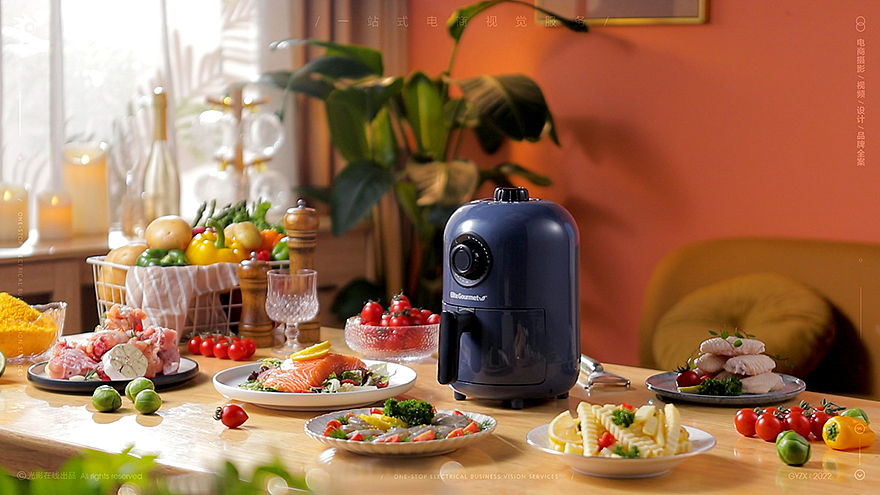 空气炸锅*2 | 电商视频 | ELITE X 光影在线（图ZMjk4MjI5NDY0） - 短片 - 站酷设计师光影在线摄影原创素材 - 站酷ZCOOL