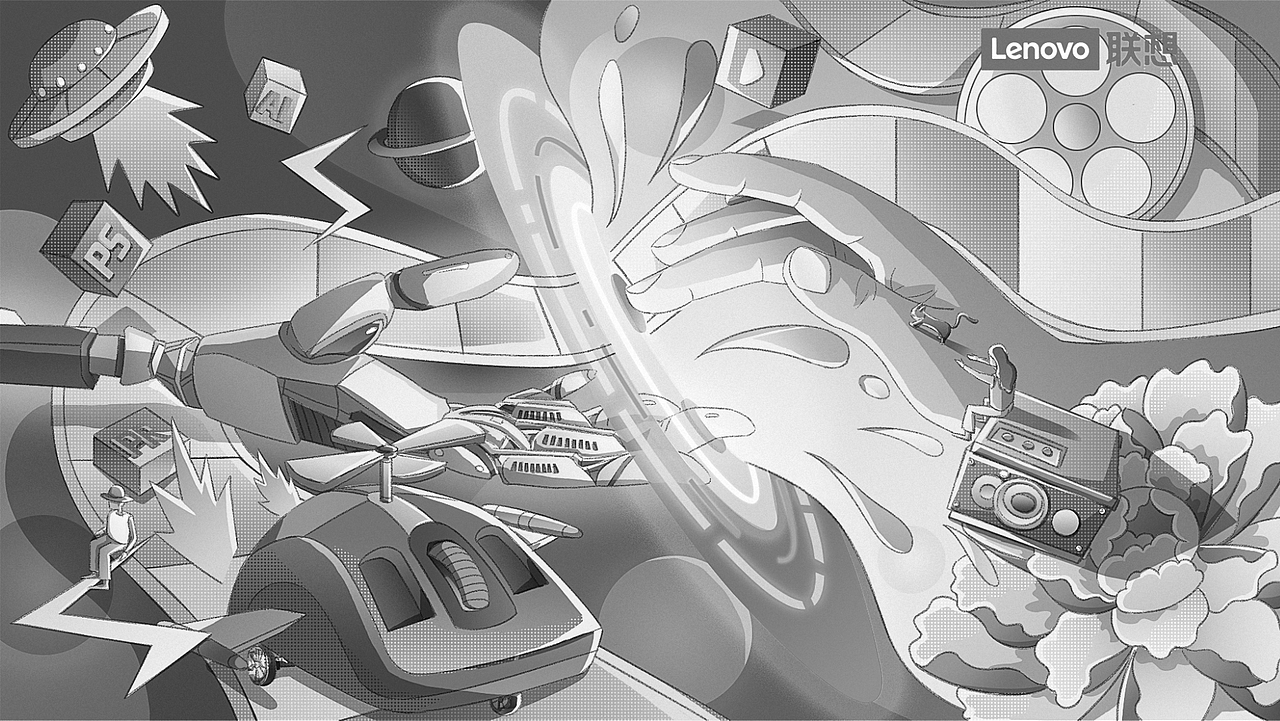 奇思妙想，跃然指上——《指联胶想》（图ZMzAzNzUxNjAw） - 创作习作 - 站酷设计师羊木夕YMX原创素材 - 站酷ZCOOL