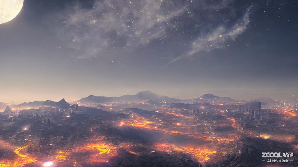 #AI创作实验室#科幻城市