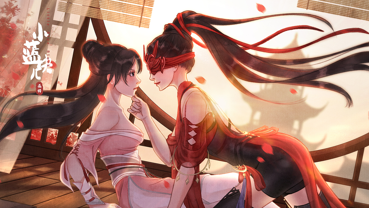 日系古风插画（总结向）（图ZMzI1ODk0NTI4） - 商业插画 - 站酷设计师小蓝块儿原创素材 - 站酷ZCOOL