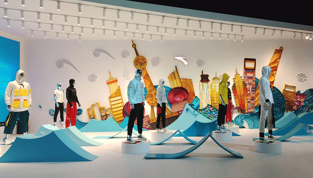 安踏——大型衍纸装置艺术的展览（下）（图ZMzQyNDA4NjQ0） - 展陈设计 - 站酷设计师妖言惑虫原创素材 - 站酷ZCOOL