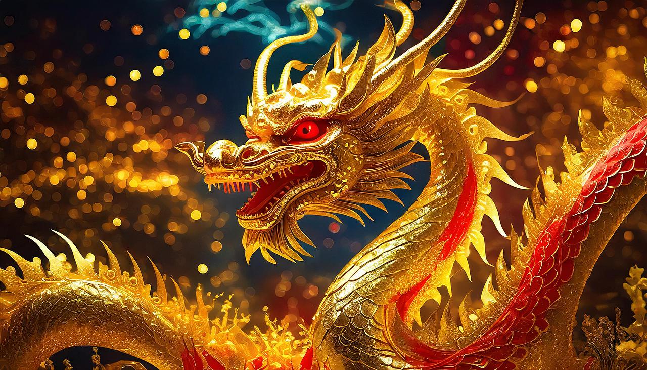 中国传统纹样-生肖-龙-AIGC（图ZMzYxNjA3NzUy） - AI作品 - 站酷设计师AoYan原创素材 - 站酷ZCOOL