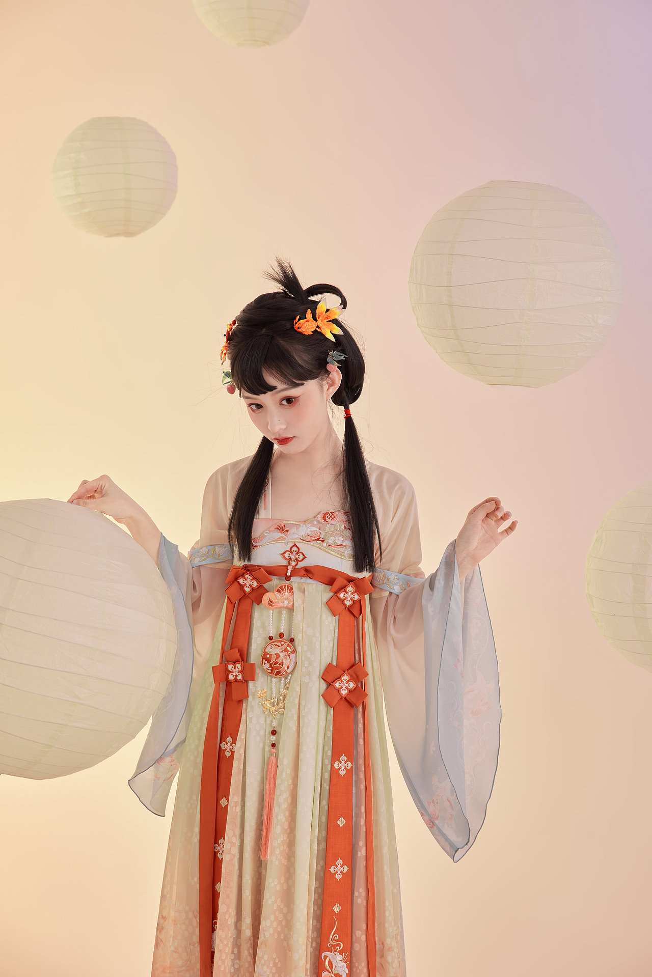 汉服设计|喜悦 锦鲤附体 逢考必过的汉元素