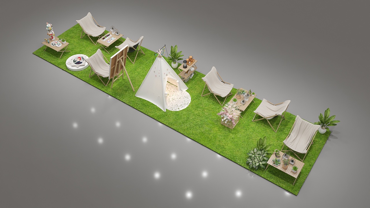 室内活动-露营小区域