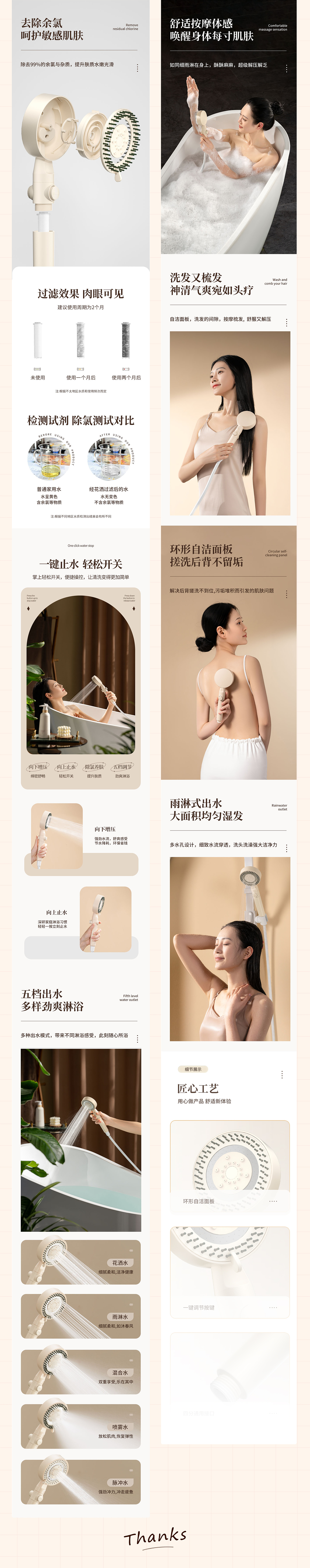 卫浴 | 花洒详情页 ✖ 0574摄影基地