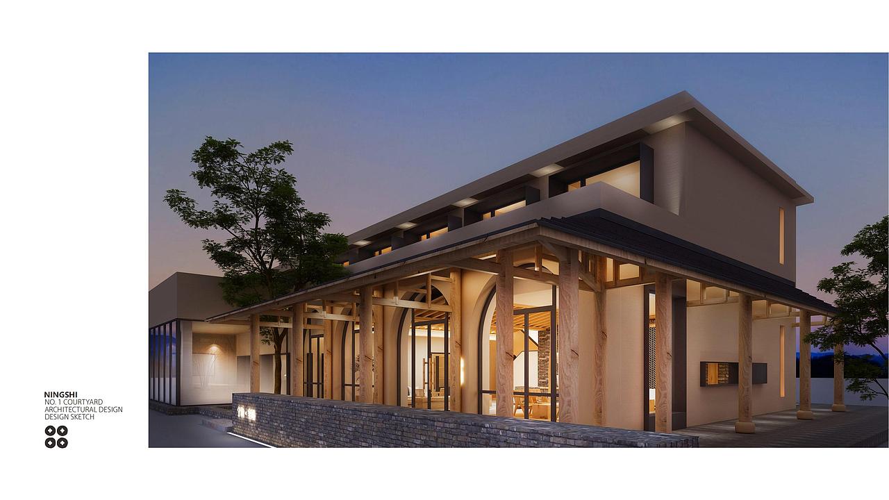 民宿 | 宁柿 · 廖峪谷 | 一号院 | 匠客商业空间设计（图ZMjk5MzAyNTY0） - 商业空间设计 - 站酷设计师设计大刘原创素材 - 站酷ZCOOL