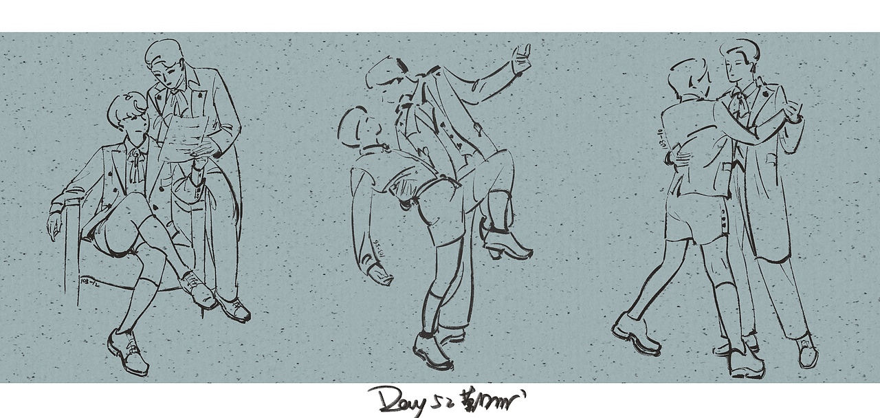 #速写60天挑战赛#day52@速写班长（图ZMjk4MTgyODA0） - 创作习作 - 站酷设计师鹿芢原创素材 - 站酷ZCOOL