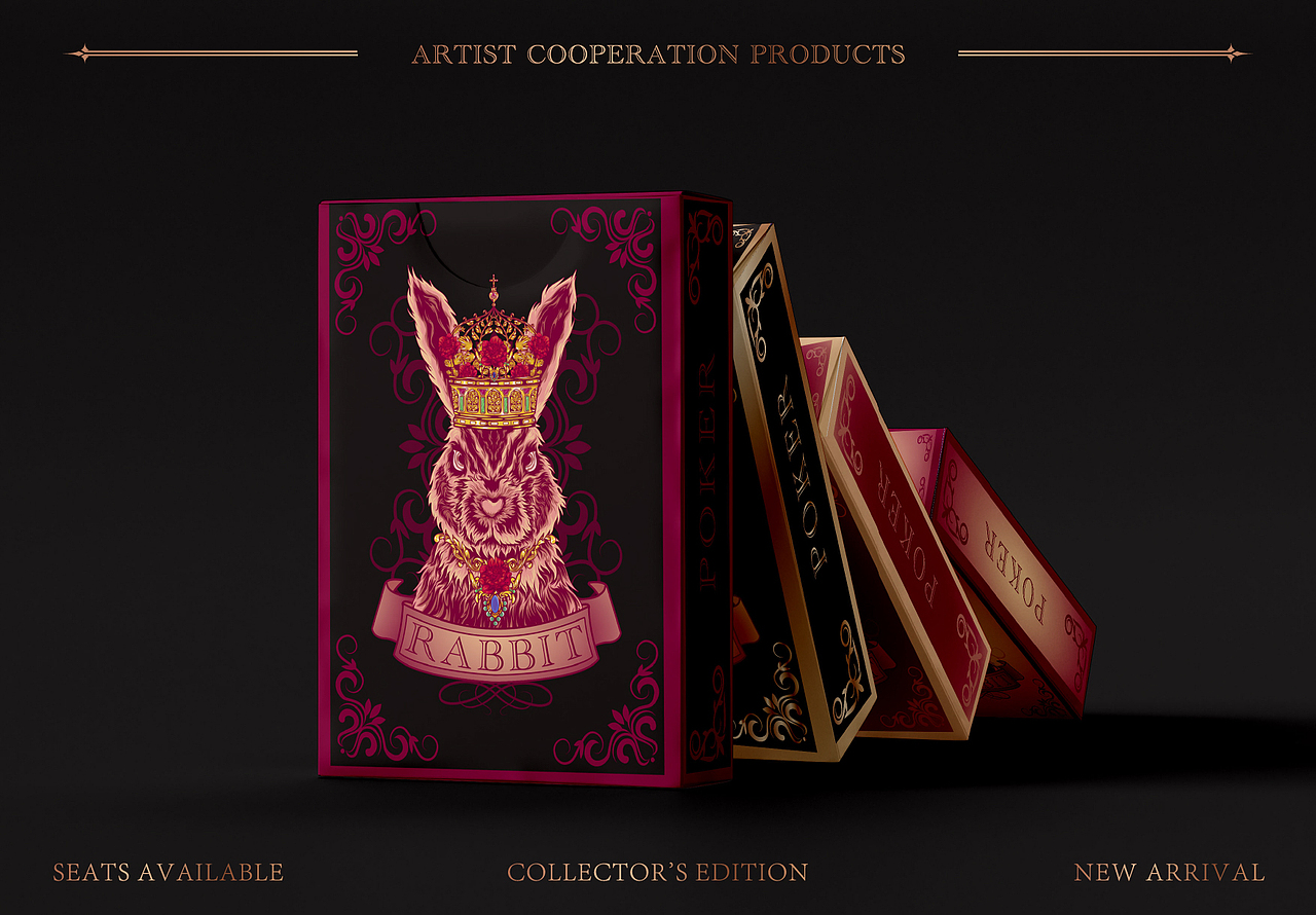卡牌插画设计｜Rabbit Joker（图ZMzQyODgyNDYw） - 商业插画 - 站酷设计师Rabbit阿苏原创素材 - 站酷ZCOOL