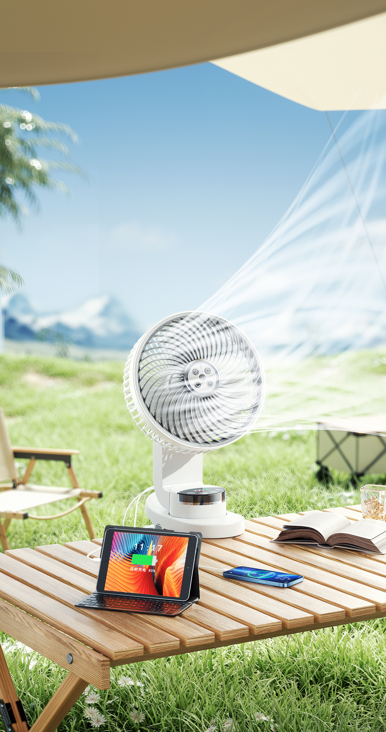 最近的一些风扇渲染