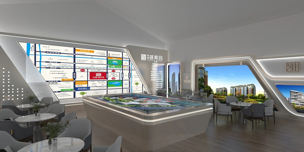 ⚫️设计方案 | 地产展厅