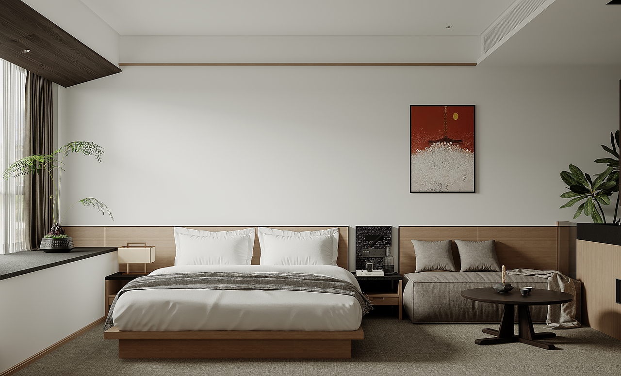 酒店房间（图ZMzA2NDQ2NTMy） - 家装设计 - 站酷设计师瑾祎设计原创素材 - 站酷ZCOOL