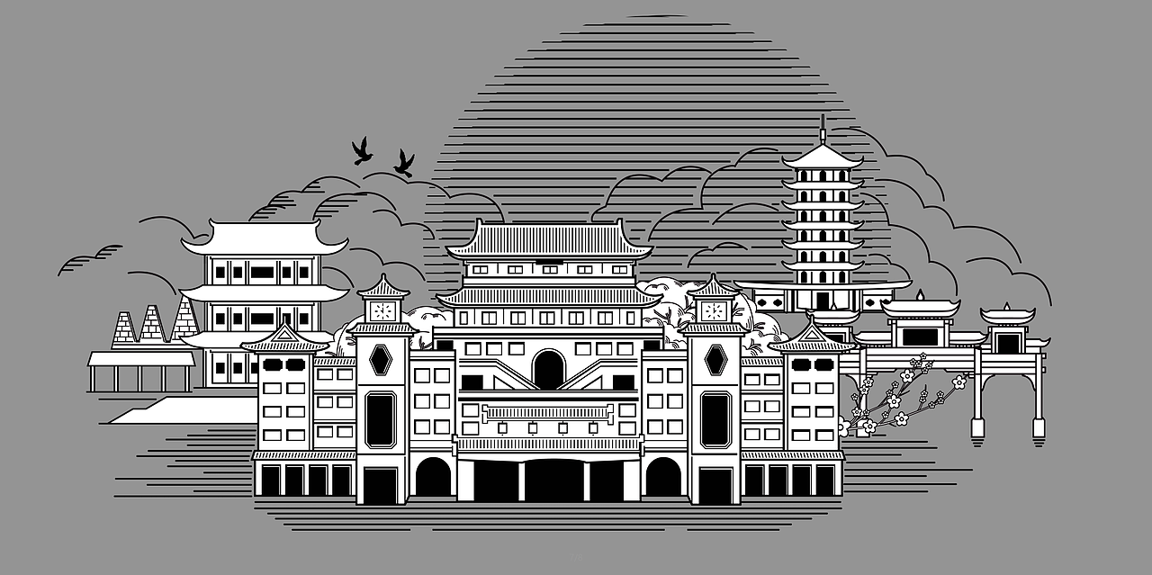 几则黑白线描 钢笔画（图ZMzQ4MzM0NTk2） - 创作习作 - 站酷设计师heeeeeeeel原创素材 - 站酷ZCOOL