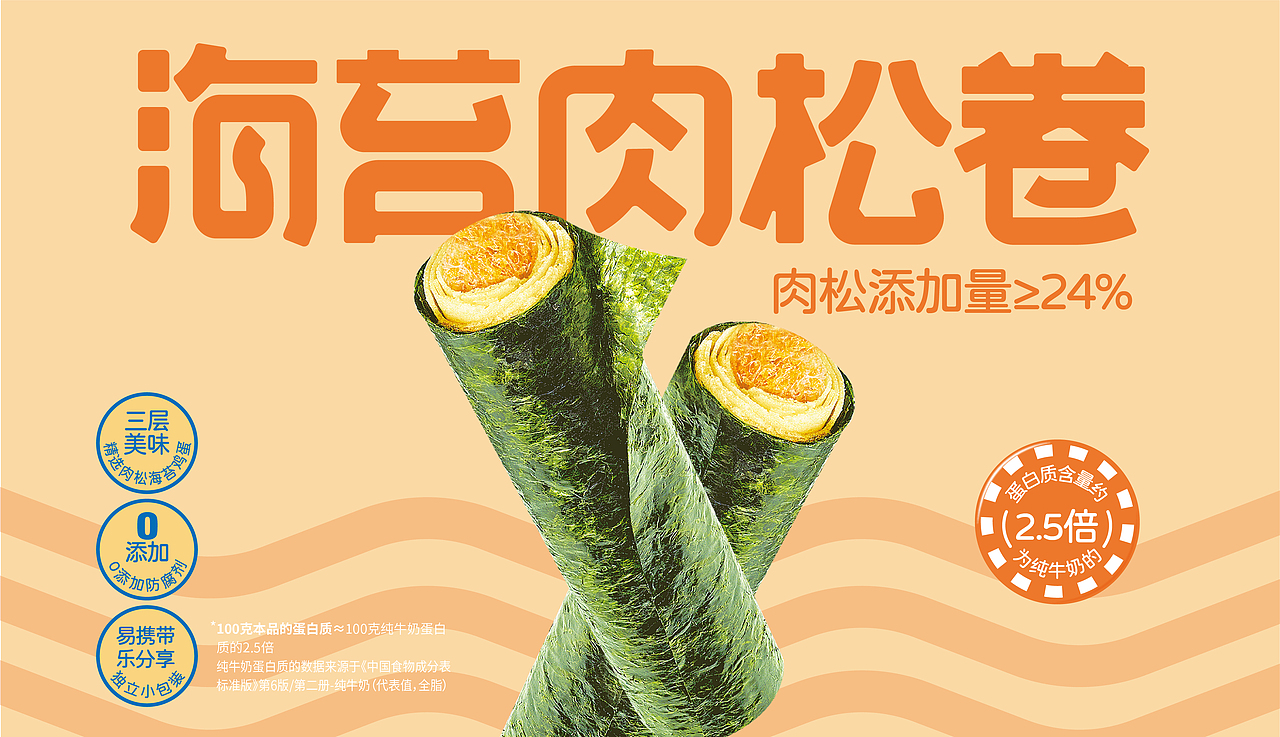 七饼师傅-海苔肉松卷/海苔鳕鱼卷（图ZMzE2MTYyMTIw） - 包装 - 站酷设计师shao糖不加冰原创素材 - 站酷ZCOOL