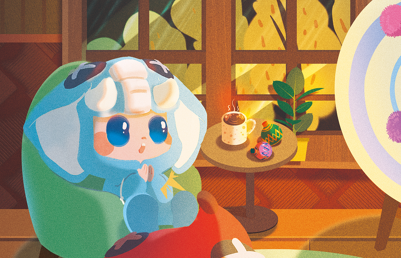 插画日历-十一月 《投掷》