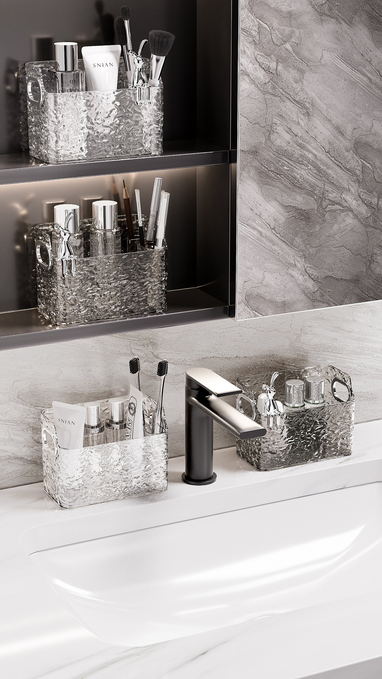 【产品渲染】镜柜收纳盒（图ZMzU4NzI2MzUy） - 场景 - 站酷设计师YOMI工作室原创素材 - 站酷ZCOOL