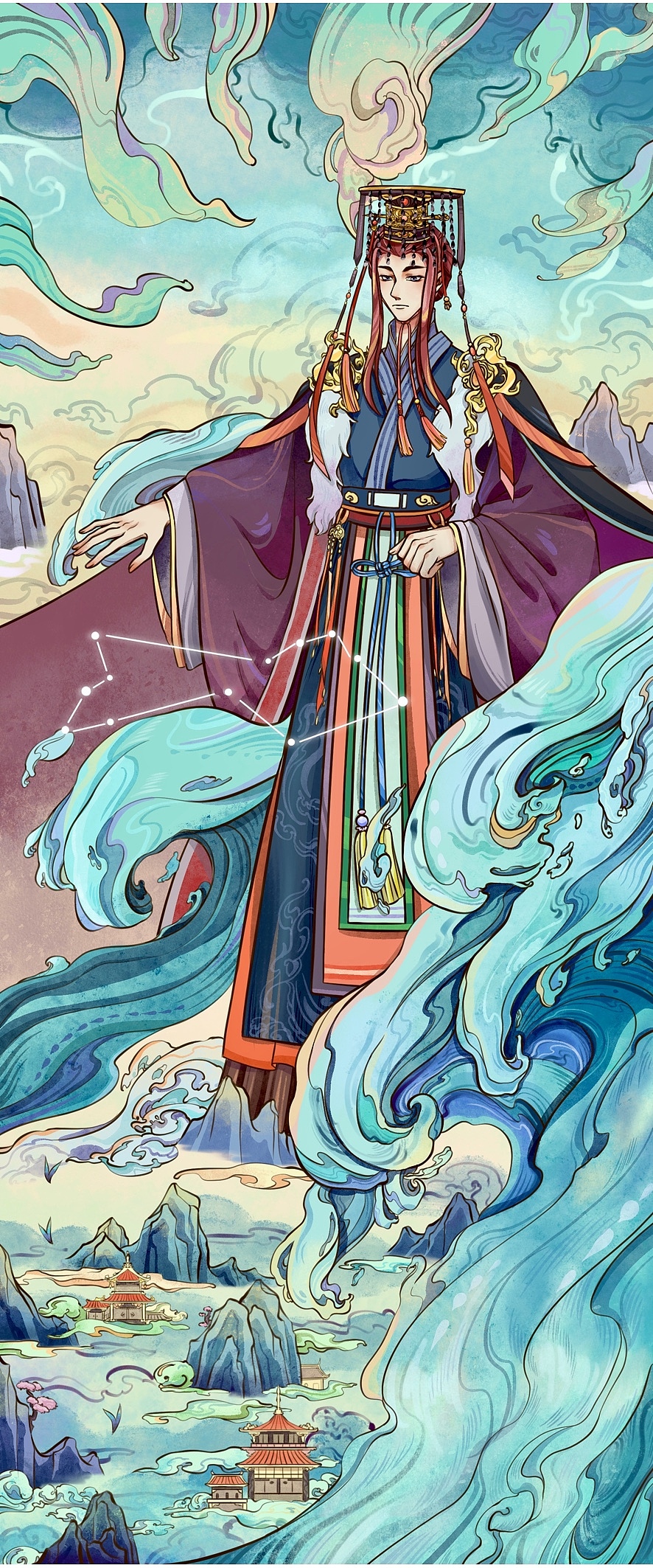 玄枵 xuán xiāo
<br>对应星座:水瓶