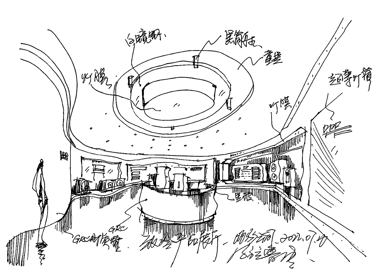 制冷产品展厅（图ZMzA4OTA1NjY4） - 商业空间设计 - 站酷设计师山水之间手绘图像原创素材 - 站酷ZCOOL
